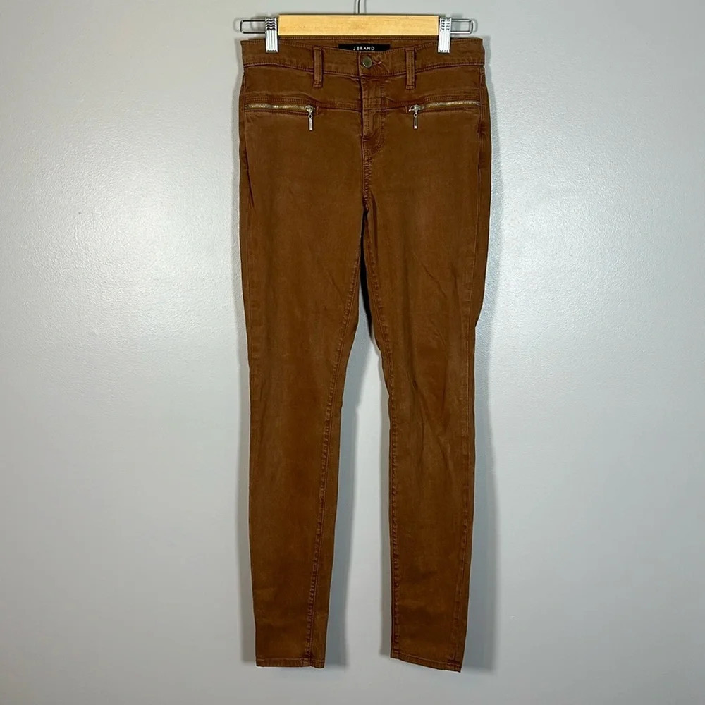 J Brand Miranda Skinny Mid-Rise Sateen Jeans Size 27 - Picture 2 of 6